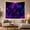 Crowned Skeleton, variant on Mysterious Purple Figure Among Jagged Crystals in a Dark Cave, Dramatic Dark Fantasy Illustration Style, for Art Enthusiasts, Thoughtful Gift, for Bedroom and Dorm, Tapestry and Wall Hanging