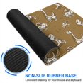 thumbnail image 6 of Long Mouse Pads for Desk,Brown Cartoon Dinosaurs Fossils Pattern Desk Mats on Top Of Desks, Desk Mouse Pad Extra Large with 3mm Non-Slip Base and Stitched Edge for Gaming,Office,Work,Home 31.5"x11.8", 6 of 6