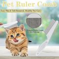 thumbnail image 4 of Multifunctional Pet Hair Comb, Anti-Stain, Dog Lice Comb, Cat Flea Brush, Suitable for Small Dogs, Puppies, Steel Tooth Comb, 4 of 5