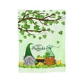thumbnail image 2 of SPXUBZ St. Patrick's Day Throw Blanket - Gnome Shamrock Flannel Blanket for Sofa Couch Bed, 2 of 7