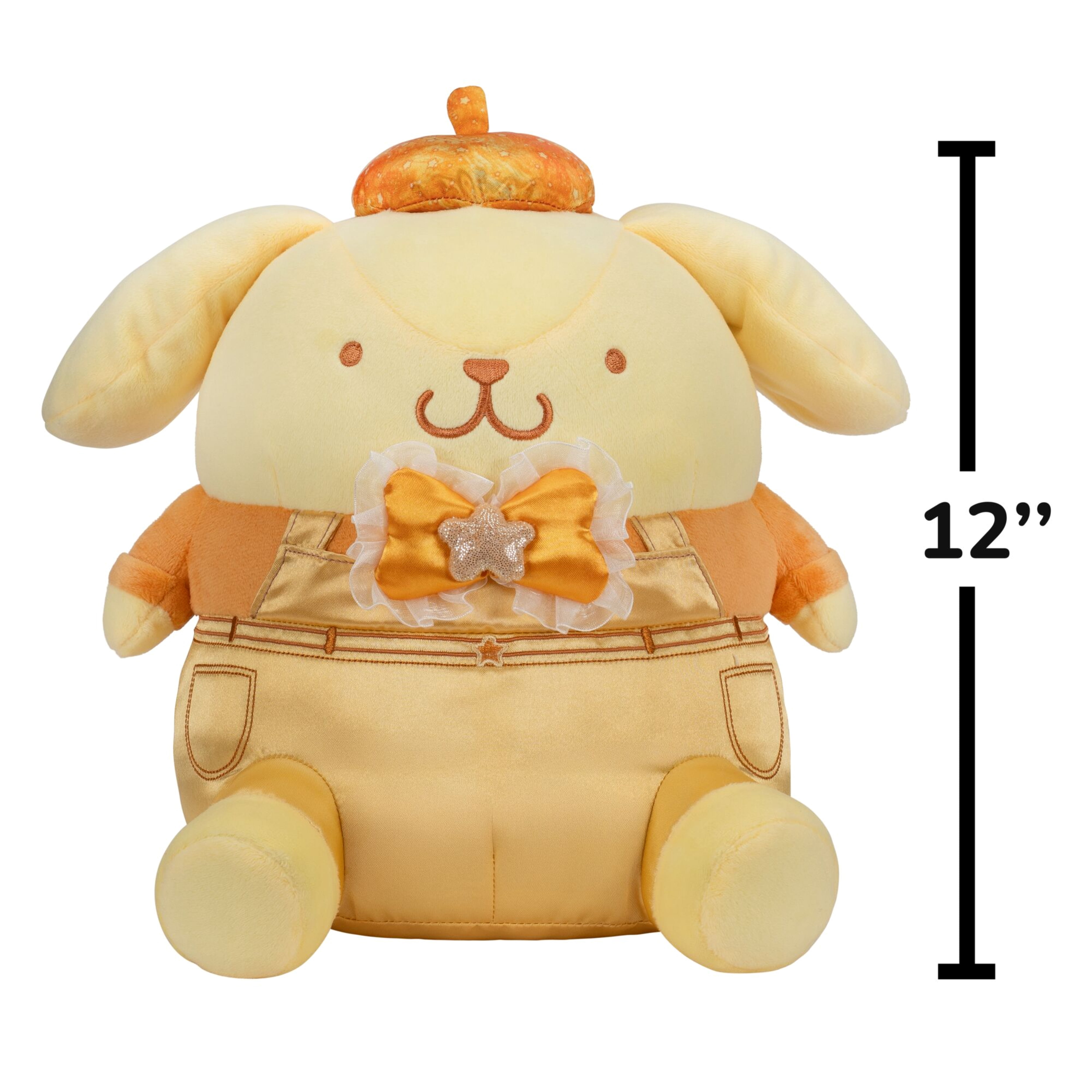 Hello Kitty® and Friends, 12-inch Pompompurin™ Plush, Tonal Sparkle Collection