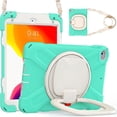 thumbnail image 4 of Funda a juego para iPad Mini 4/5 con correa para el hombro, soporte de anilla ajustable grande, portalápices y protección contra golpes., 4 of 5