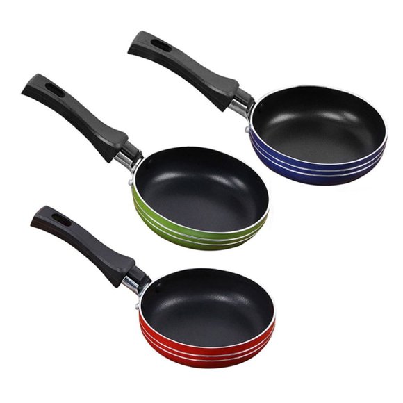 1 st Mini Stekpanna Non Stick Pan Ägg Gryta Frukost Gryta
