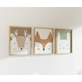 thumbnail image 3 of Woodland Nursery Decor, Woodland Wall Decor, Woodland Wall Art, Nursery Wall Decor, Woodland Art Print Set of 3, 3 of 5