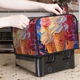 thumbnail image 7 of Lsque Trio Of Dripping Cones Print 4 Slice Toaster Cover , Kitchen Appliance Dustproof Protector , Toaster Protector Dustproof Kitchen Appliance Cover, 7 of 7
