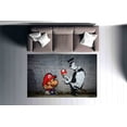 thumbnail image 2 of Rug, Custom Rug, Accent Rugs, Printed Graffiti Rugs, Customs Rug, Banksy Rugs Kitchen Rugs, Modern Rug, Banksy Rugs, Thick Rugs, 5.2'x7.5' - 160x230 cm, 2 of 8