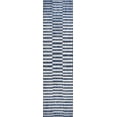 thumbnail image 3 of JONATHAN Y SANTA MONICA 2 x 10 Runner Rug, Sukie Offset Stripe - Blue/Ivory, SMB133D-210, 3 of 10