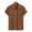Brown, variant on Zivyakyron Mens Polo Shirts Collared Short Sleeve Summer Clothes for Men Breathable Beach Casual Loose Plian Top