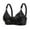 Black, variant on Loopsun Plus Size Bras for Women, Womens Bra Soild Color Wire Free Underwear Bra Everyday Underwear Black XL