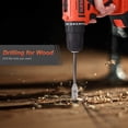 thumbnail image 6 of JUEMEL 20V Electric Cordless Drill Set: 2 Batteries, 3/8" Chuck, 2 Variable Speed, 30pcs Bits, 6 of 7