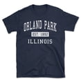 thumbnail image 1 of Orland Park Illinois Classic Established Men's Cotton T-Shirt, 1 of 1