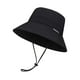 thumbnail image 4 of Sombrero para el sol con ala plegable de secado rápido con tiras reflectantes, sombrero Boonie para montaña Negro, 4 of 9