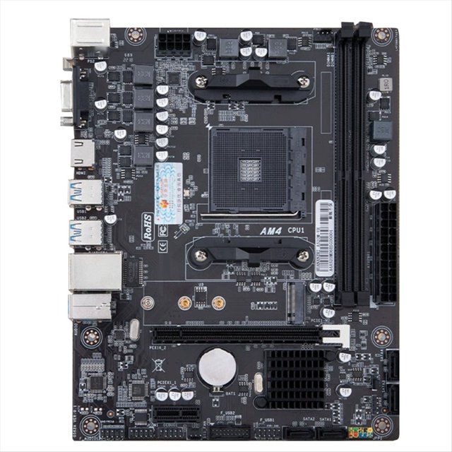 Placa Base Gold Medal A520M-, Compatible con Accesorios de Computadora para Tarjetas Gráficas de Plataforma para AM4