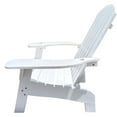 thumbnail image 2 of White Adirondack Style - Sloping Seat for Comfort - Patio or Deck Relaxation - 264LBS Weight Limit, 2 of 4