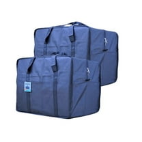 2 pcs travel bag, Square Cargo Travel Duffle Bag Bolsa Maleta de Lona Cap Luggage Tote (2, BLUE, 70 lb)