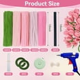 thumbnail image 2 of Kit de manualidades DIY Flizubat con limpiapipas, 500 piezas, 12 pulgadas, 8 mm, 2 of 7