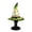 Green, variant on Purple Witch Hat Lamp, Handmade Stained Glass LED Table Light, Glowing Gothic Night Light for Indoor Party & Home Decor