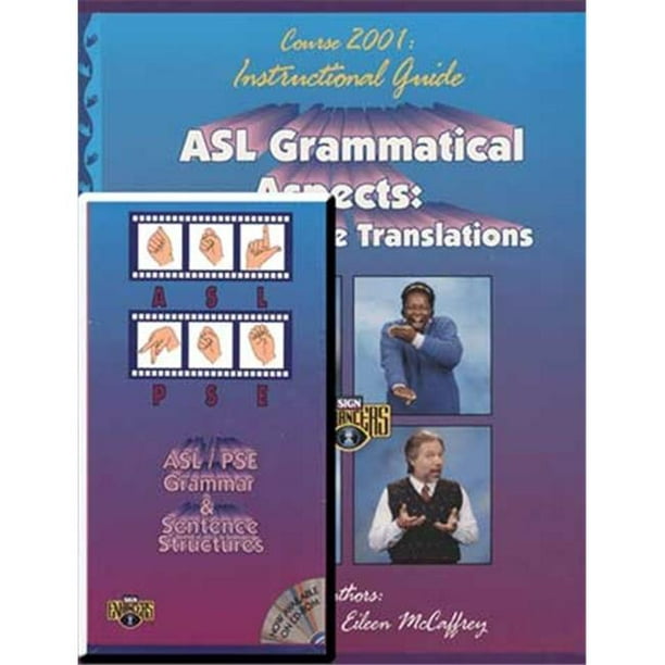 DVDG-DVD ASL Guide des Aspects Grammaticaux; DVD