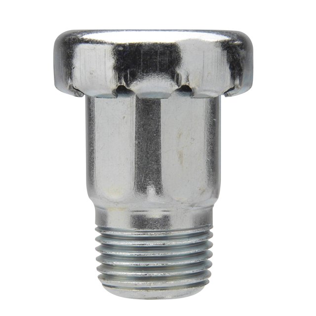 Alemite 313650 Respirador de aire 1-1/2"" OAL 3/8"" PTF SAE Corto Plata
