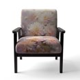 thumbnail image 4 of Designart "Rose Chrysanthèmes love expression II" Chaise d'Appoint Florale Rose - Fauteuil Traditionnel pour Salon, 4 of 7
