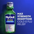thumbnail image 3 of Vicks DayQuil & NyQuil Severe Cold, Cough & Flu Medicine, 2 x 12 FL OZ, 3 of 7