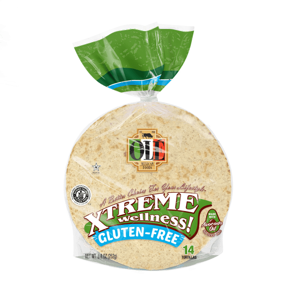 Olé Mexican Foods Xtreme Wellness Gluten Free Street Taco Flour Tortilla Wraps, 8.8 oz, 14 Count - pack of 2