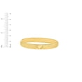 thumbnail image 4 of Floreo 10k Yellow Gold 8mm Criss-Cross Satin Finish Textured Flex Bangle Bracelet, 4 of 4