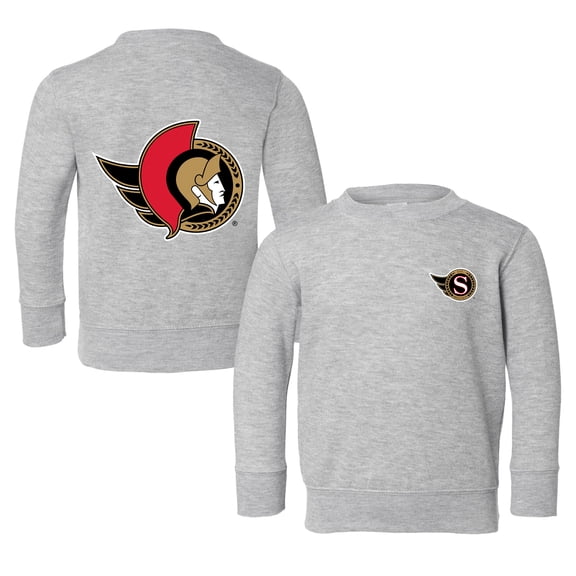 Toddler Chad & Jake Heather Gray Ottawa Senators Pullover Sweatshirt