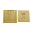 thumbnail image 1 of Abbracc 2x Quilting Templates Patchwork Quilting Ruler DIY Apparel Patchwork Ruler Patchwork Tool for Beginners Tailors Professionals Square, 1 of 9