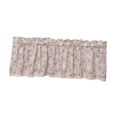 thumbnail image 2 of Cortina decorativa con cenefa de 137 x 61 cm, con bolsillo para barra y tratamiento para ventanas Hortensias, 2 of 9