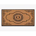 thumbnail image 2 of A1 Home Collections First Impression Hand Crafted Abrilina Entry Coir Monogrammed Double Doormat, 72" L x 36" W, X-Large, 2 of 10