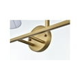 thumbnail image 3 of Living District Senna 35.5 inch Wall Sconce in Satin Gold, 3 of 7