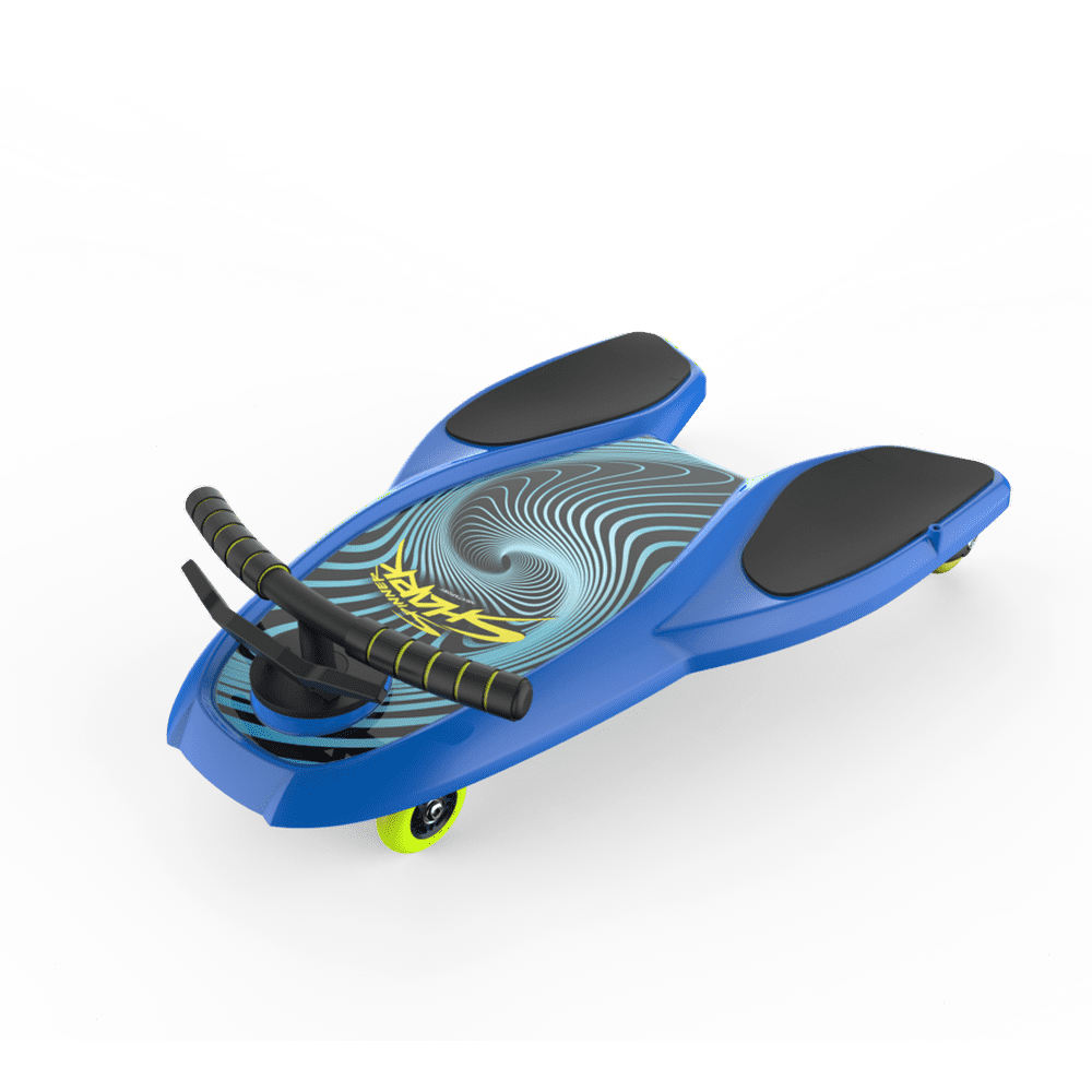 Spinner Shark Drifting Kneeboard Ride on Caster Board for Kids