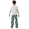 thumbnail image 5 of FORMRS Kids Pajama Pants with Pockets Size 6-8Y Boys Lounge Sleep Bottoms, Green Bunny Pattern, 5 of 8