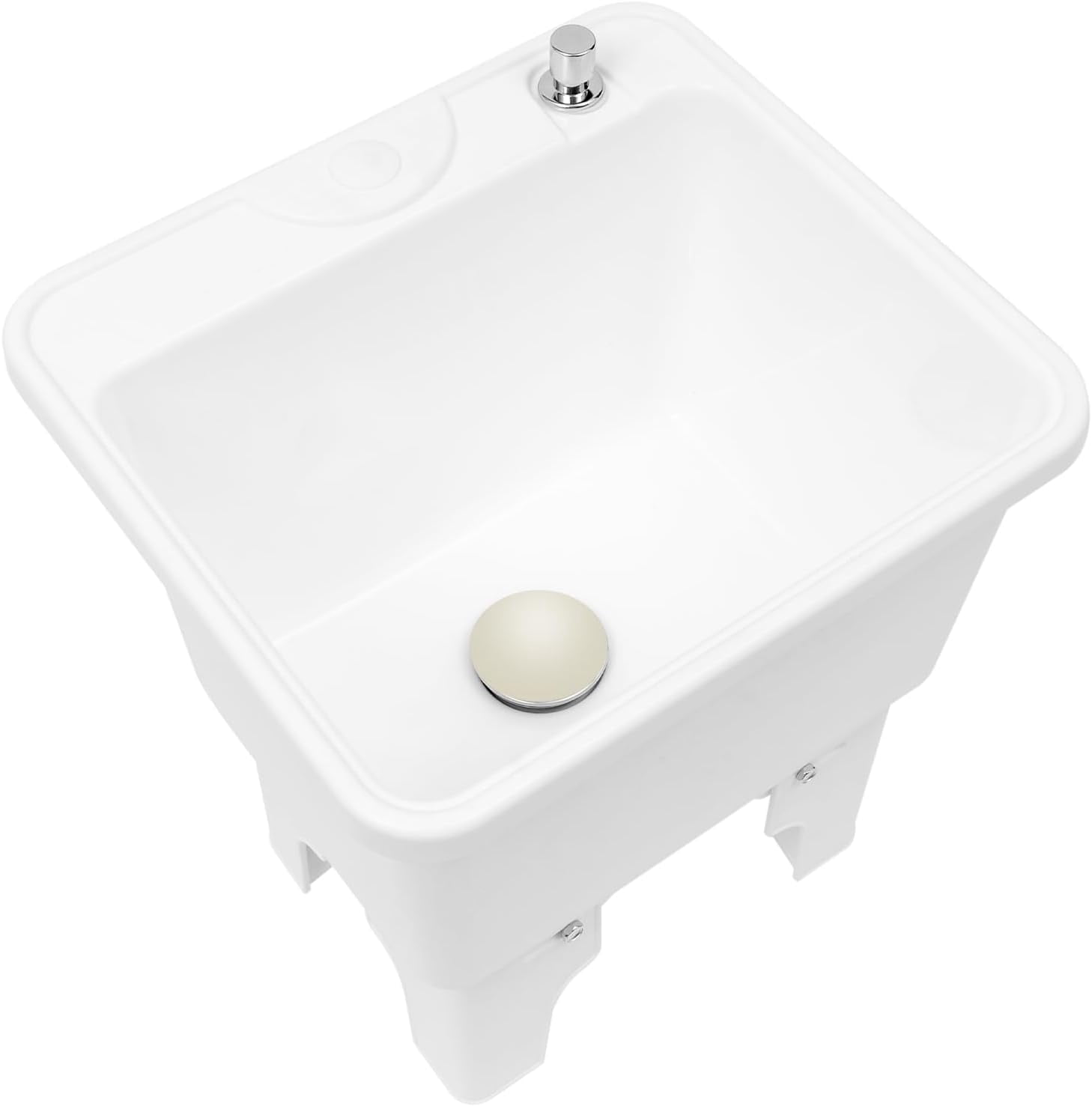 Commercial Floor Mop Sink,Portable Camping Sink,Indoor and Outdoor Utility Sink,Commercial Utility Floor Mount Mop Basin for Restaurant, Garage, Basement
