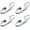 4 Silver, variant on Zipper Clip Theft Deterrent - Keep The Zipper Closed - Zipper Pull Replacement