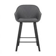 thumbnail image 6 of Home Square Faux Leather and Wood Bar and Counter Height Stool - Set of 3, 6 of 7