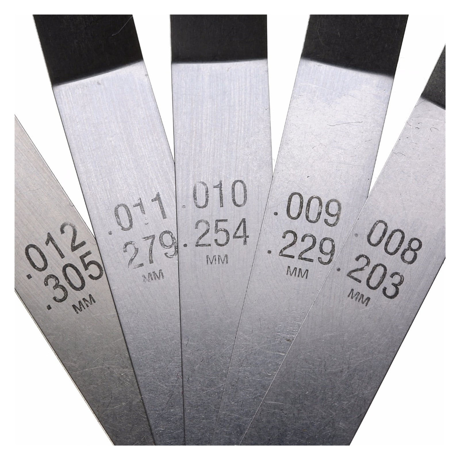 1pcs 16 Blade 0.127-0.508 Mm Stainless Steel High Strength Metric 0.127mm To 0.508mm Valve Offset Feeler Gauge Measure Tool ,Easy to Use