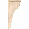 thumbnail image 3 of 7 1/2"W x 14"D x 30"H Pescadero Smooth Corbel w/Backplate, Douglas Fir, 3 of 9