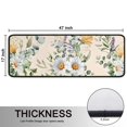 thumbnail image 5 of Kitchen Rugs Sets Of 2,Pioneer Flower Floral Print Pattern Anti Fatigue Kitchen Mat Rugs Non Slip Washable,Decorative Kitchen Floor Mats for Kitchen,Sink,Laundry,17"x47"+17"x47", 5 of 5