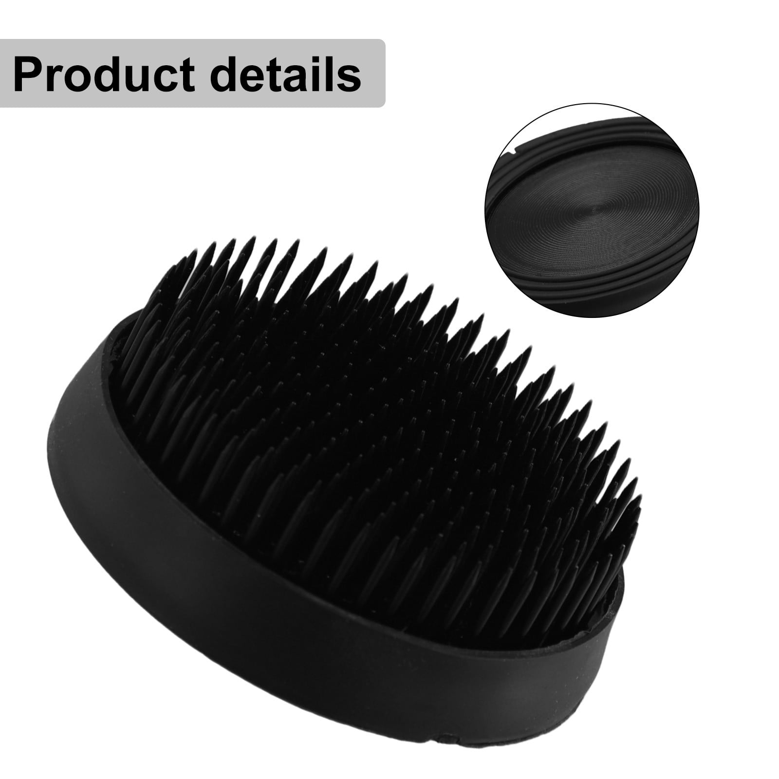 Arkzeo Floral Arranging Holder Round Flower Base Spike Frog Fixed Tool Black D46Mm D70