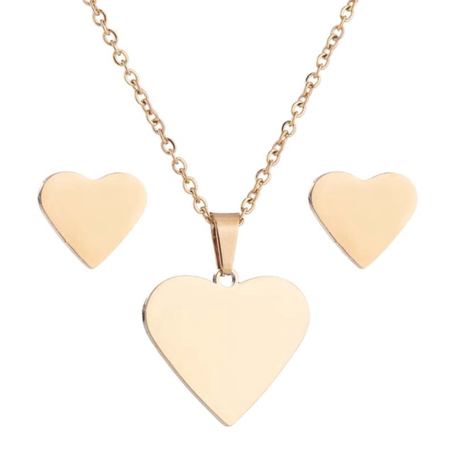 Ensemble de Pendentif Mode pour Femmes Boucles d'Oreilles Collier Clavicule Coloré Boucles d'Oreilles Exquises