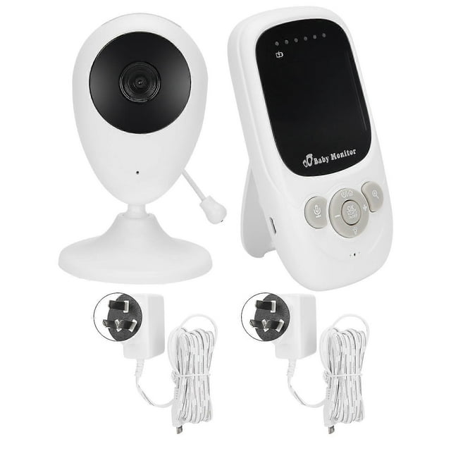 2.4G Wireless Baby Monitor Music Function Temperature Monitor Video Baby Monitor 100‑240VAU Plug