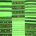 thumbnail image 1 of Ahgly Company Indoor Square Patchwork Green Transitional Area Rugs, 7' Square, 1 of 1