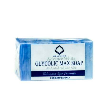 Authentic Relumins Glycolic Max Soap AHA-Mild Peel w/ Aloe - Professional Spa Formula
