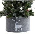 thumbnail image 5 of Falda de árbol de Navidad, falda para cubrir los pies, decoración navideña, falda de árbol de Navidad de algodón blanco nieve, simulación de nieve navideña, 5 of 5