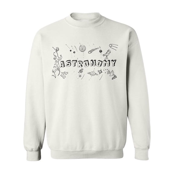 Astronomy Graphic Sweatshirt Men -Image by Shutterstock, Male Large
