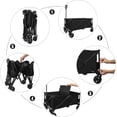 thumbnail image 6 of Collapsible Folding Wagon, Heavy Duty Garden Cart with All Terrain Wheels, Large Capacity Utility Wagon, 6 of 6