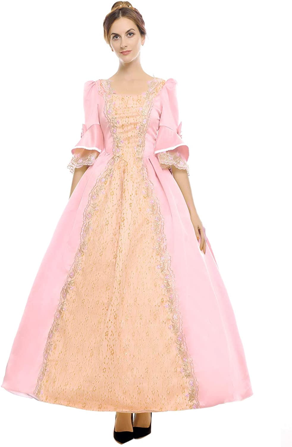 Rococo Dress Medieval Renaissance 1800s 
