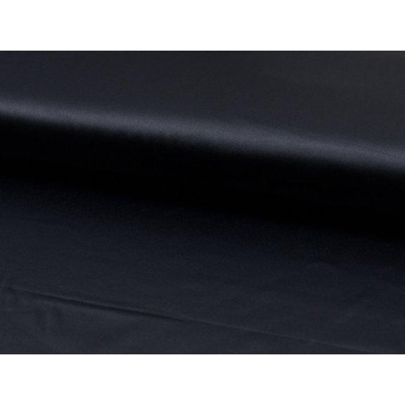 Minerva Stretch Woven Polyester Satin Fabric Dark Navy - per yard